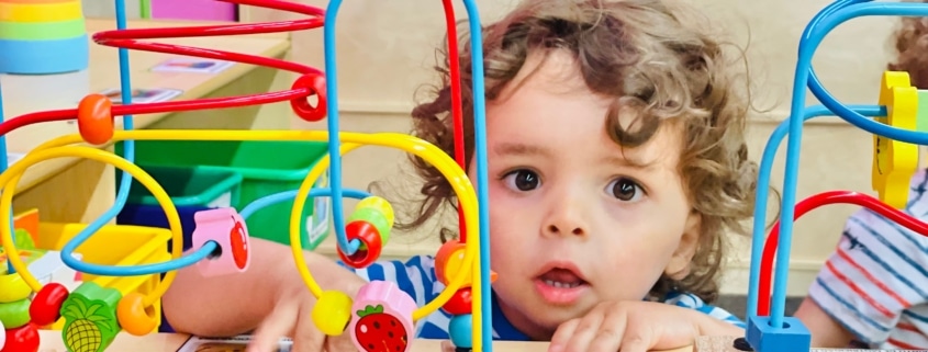 kid playing at a Chicago daycare