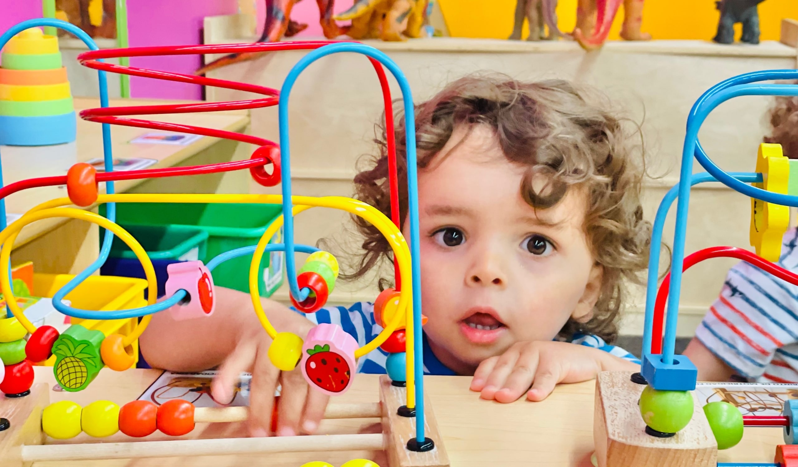 kid playing at a Chicago daycare