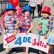 Kids at a 4th of july parade