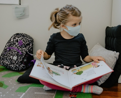 girl studying