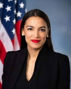 Congresswoman Alexandra Ocasio Cortez leading Latina politician and activitist