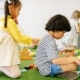 child having trouble adjusting to preschool during playtime